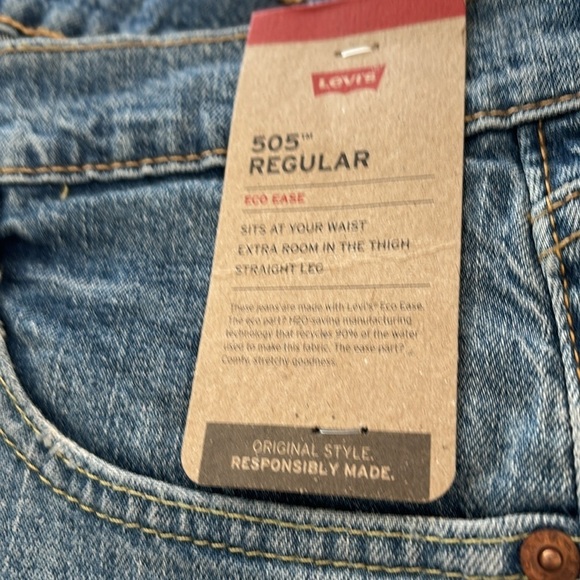 Levi’s 505 regular jeans nwt - Picture 4 of 10